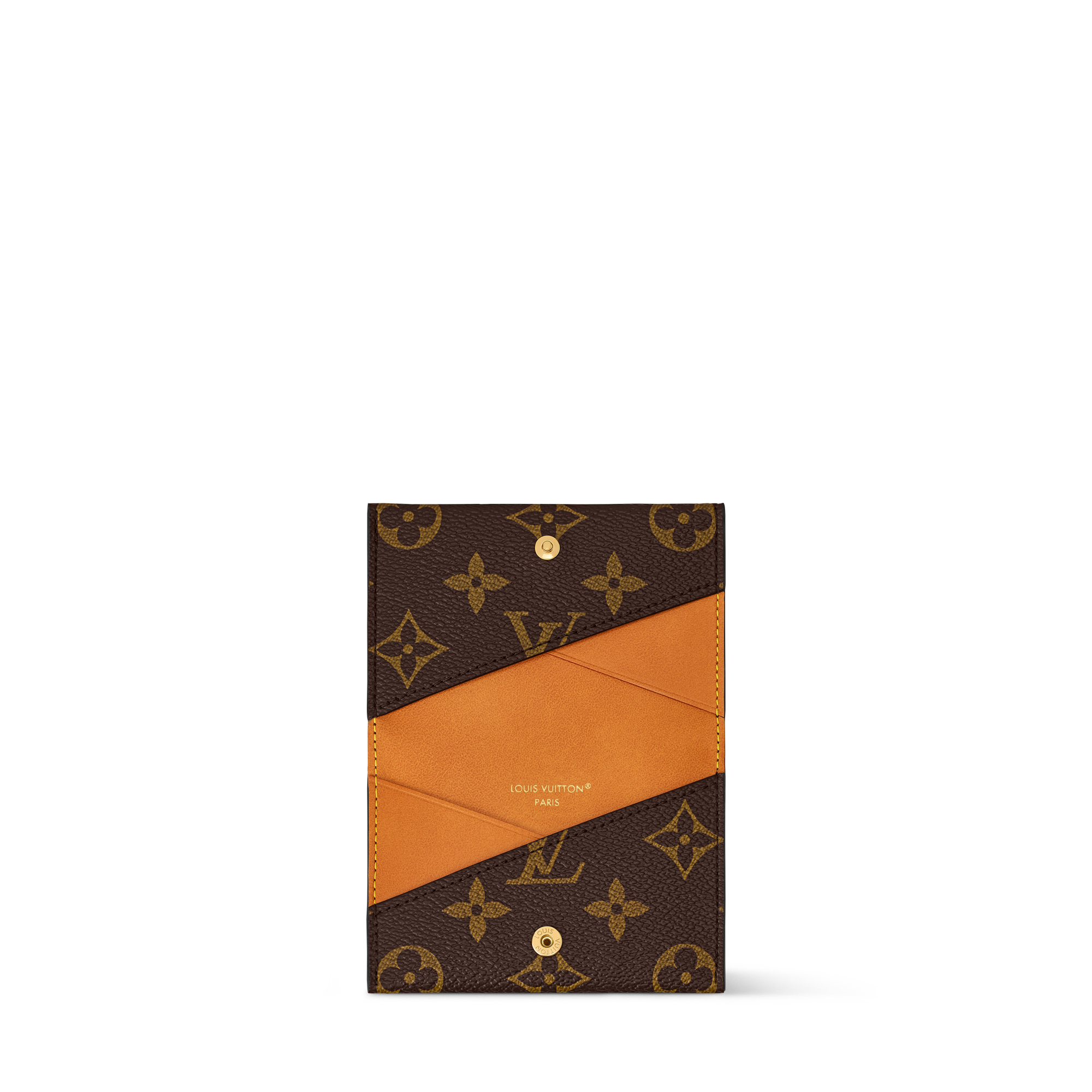 Double Card Holder Monogram Macassar Canvas - Men - Small Leather